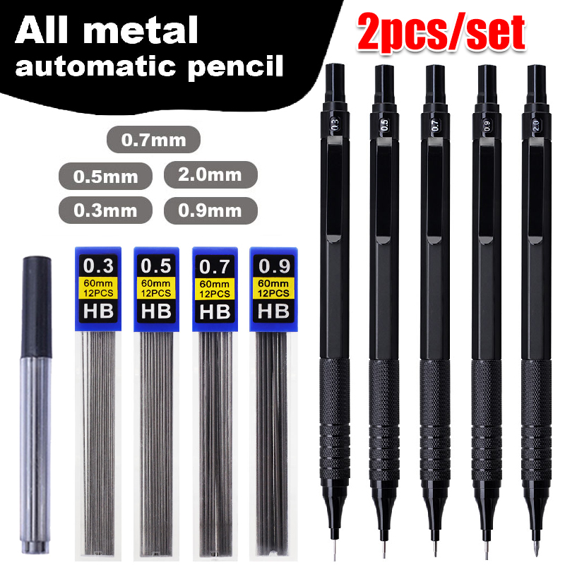 Черный металлический механичес – обзор и цена Mechanical Pencil 0.3