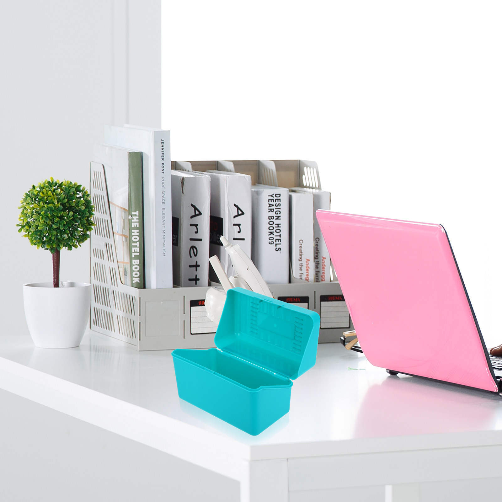 4 шт. пластиковых органайзера  – обзор и цена Index Card Holder